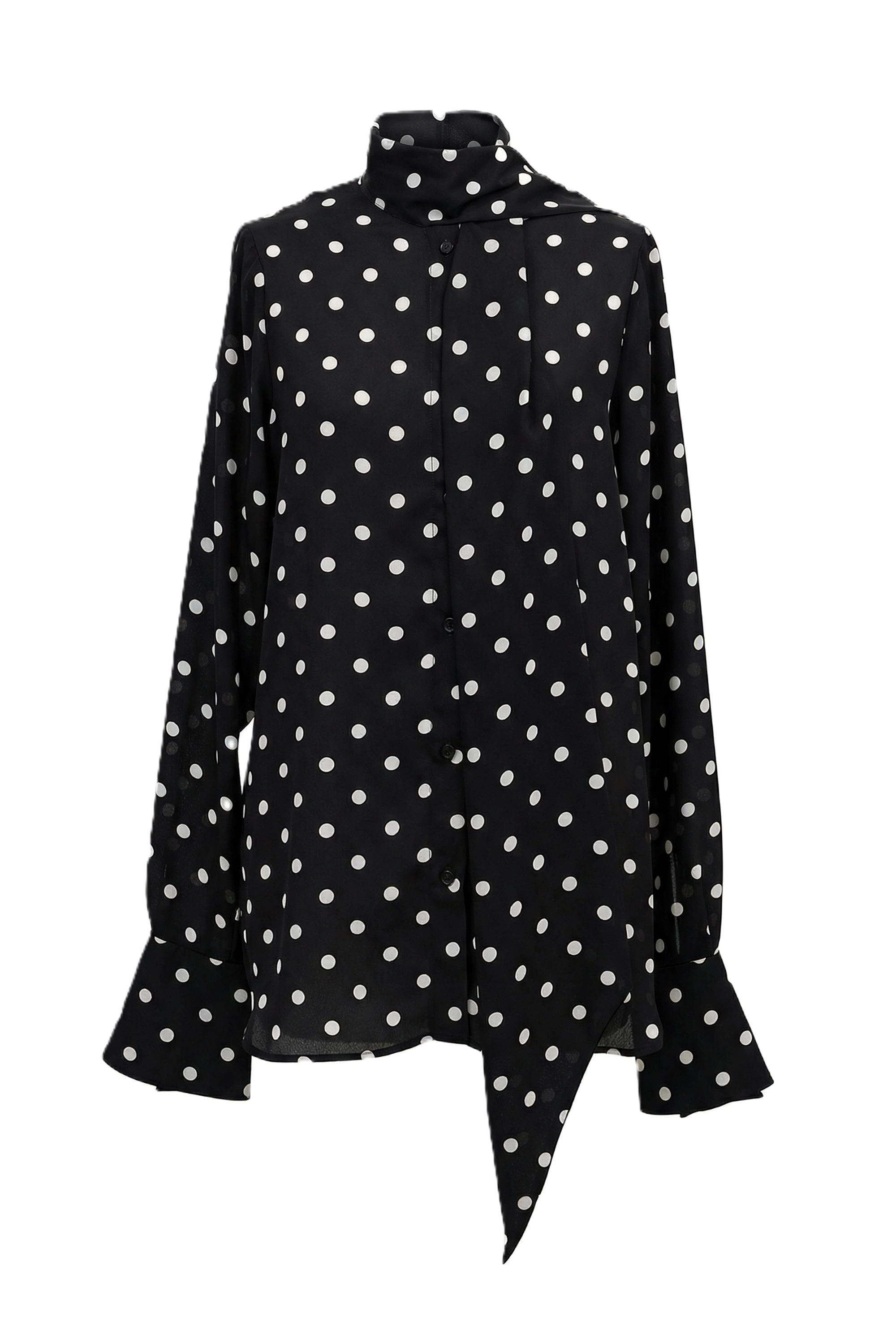 cycさま 専用 NINA RICCI ドレスシャツ Nina Ricci］<br>ドットドレスシャツ-ブラックをレンタルする | 結婚式
