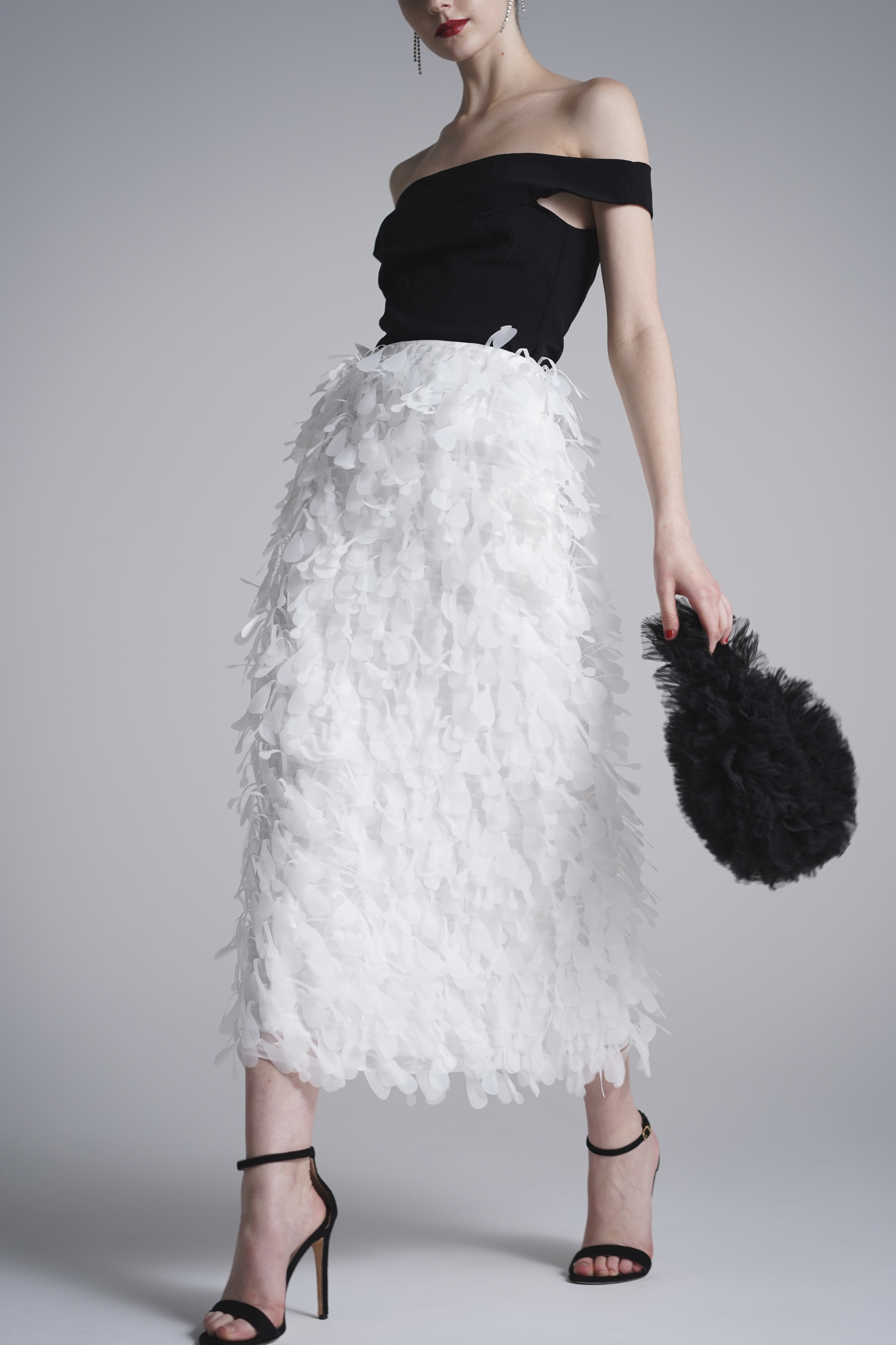 SELEZZA LONDONN］<br>Gaiaミディスカート(38)-ホワイトを