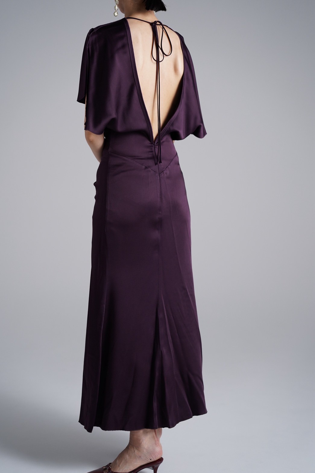 ＜関税込＞Victoria Beckham＊ディープVネック マキシドレス 関税込＞Victoria Beckham＊ディープVネック マキシドレス