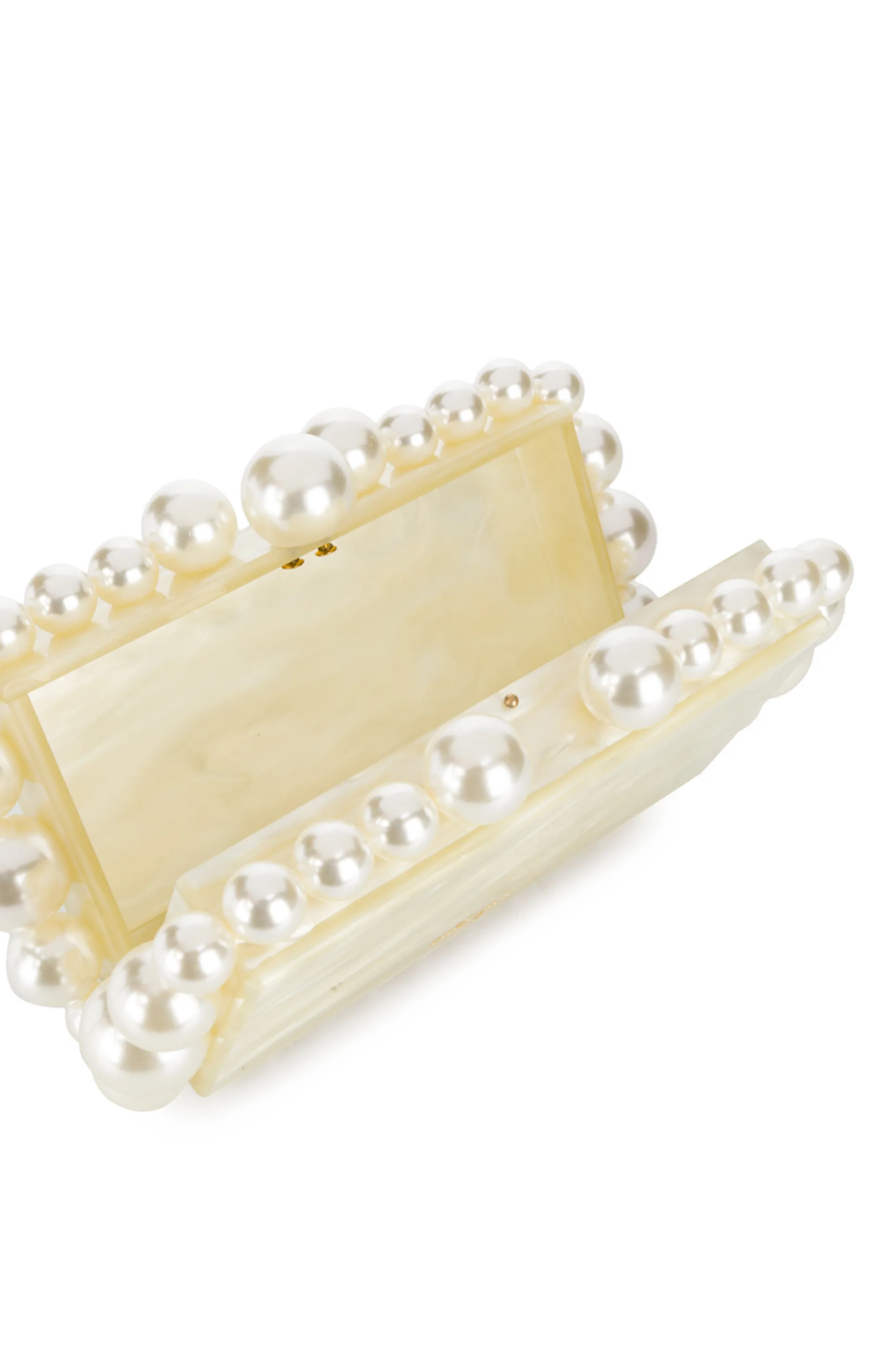 SIMONE ROCHA］パールエッグバッグ-ホワイトをレンタルする | 結婚式