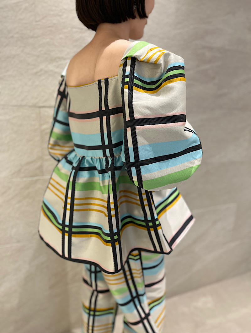 STINE GOYA チェック柄トップス Stine Goya Gabriel Micro Check Top | Jules B